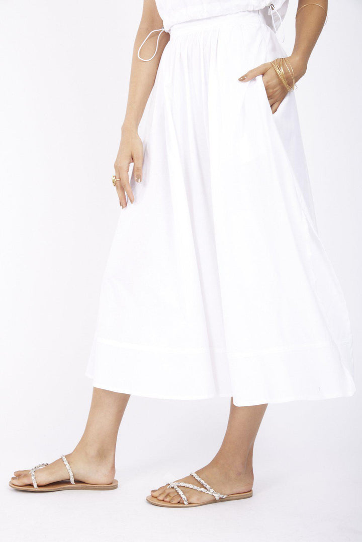 חצאית בירד בצבע לבן - Razili Studio