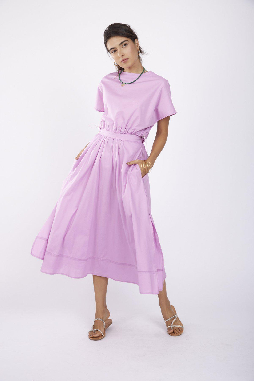 חצאית בירד בצבע ורוד - Razili Studio