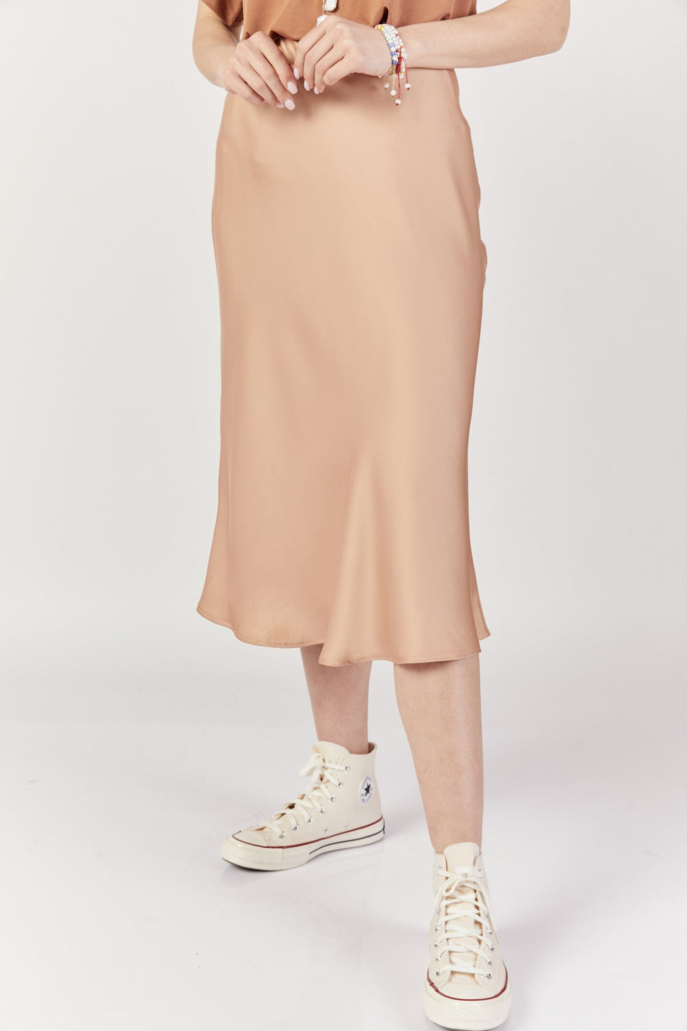 חצאית בלאנק בצבע נס קפה - Razili Studio