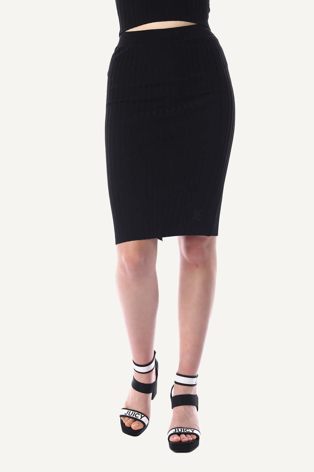 חצאית עיפרון Juicy Couture בצבע שחור - Juicy Couture
