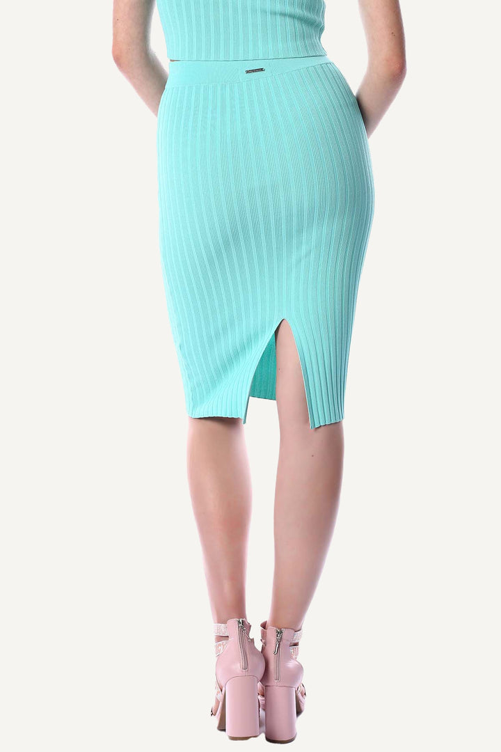 חצאית עיפרון Juicy Couture בצבע טורקיז - Juicy Couture