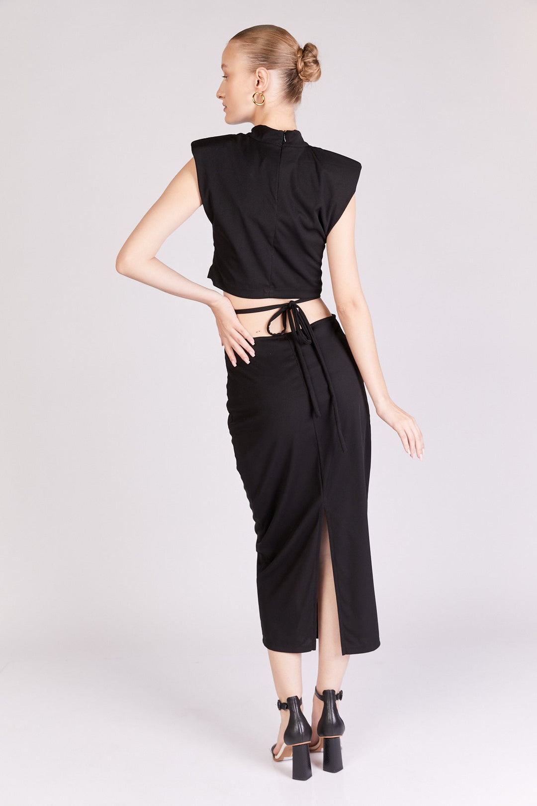 חצאית לוטי בצבע שחור - Dana Sidi