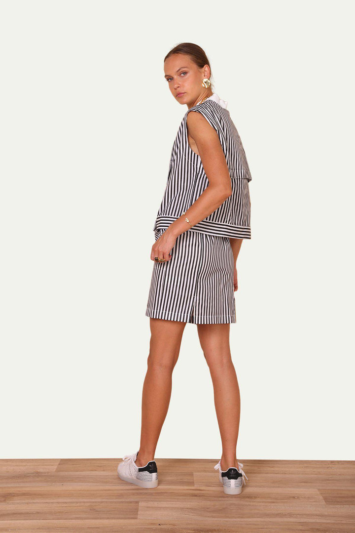 חצאית מיני אוסלו בצבע ורוד - Razili Studio
