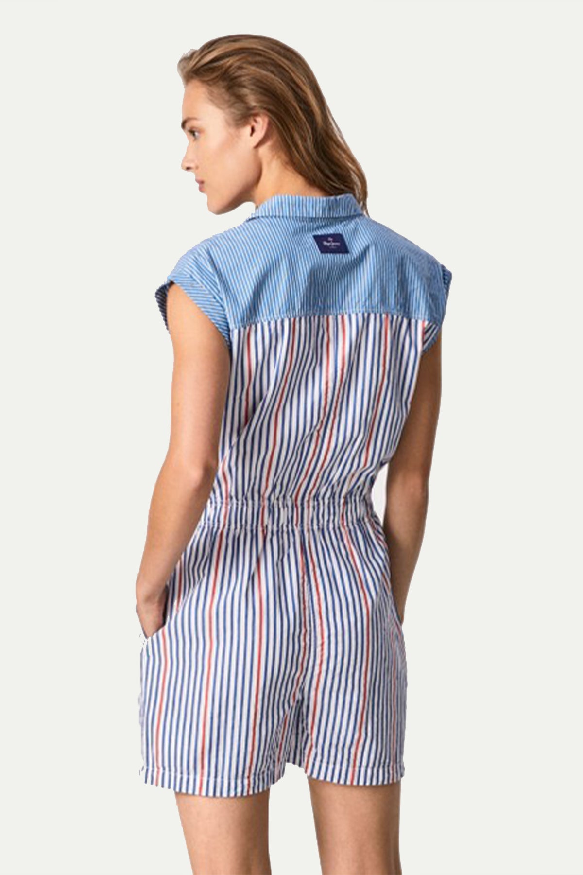 אוברול KATIA בצבע כחול\אדום - Pepe Jeans