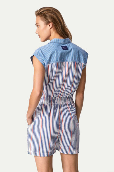 אוברול KATIA בצבע כחול\אדום - Pepe Jeans