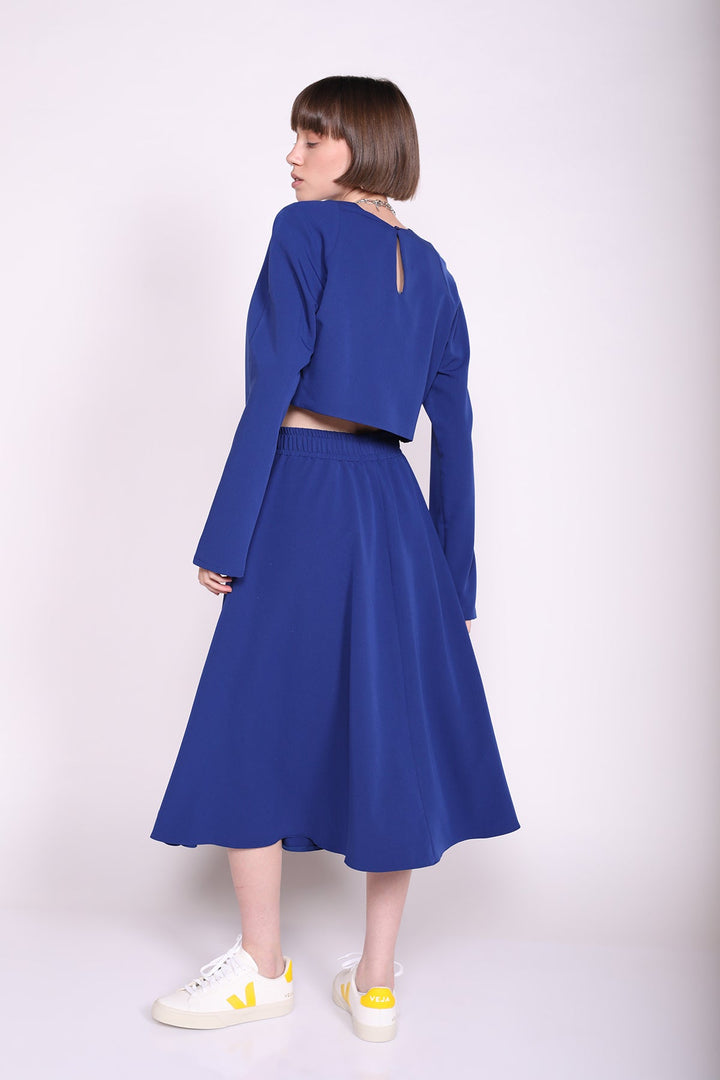 בצבע כחול WIND חצאית - Razili Studio