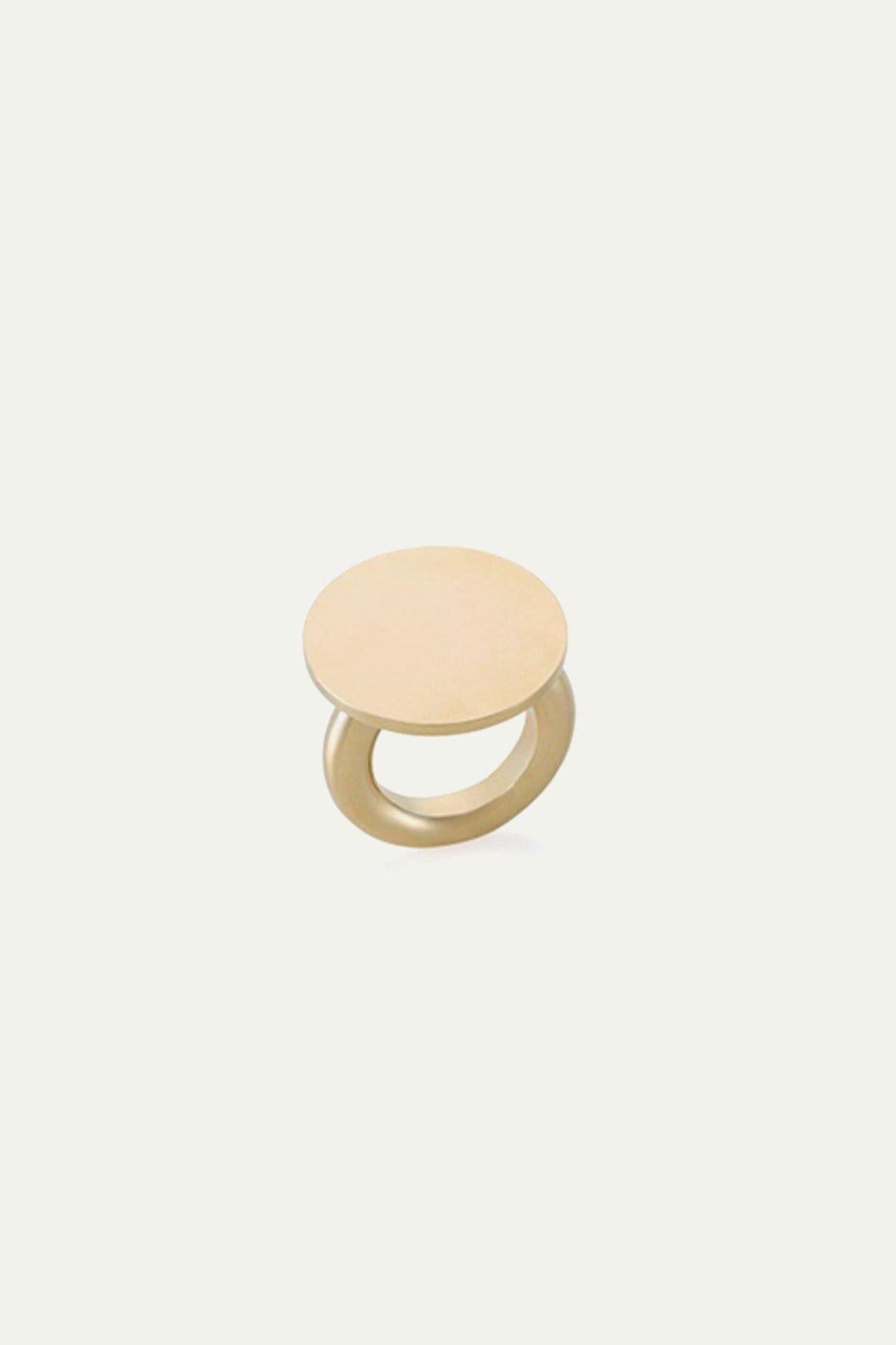 טבעת אבלון מטבע בצבע זהב - Noritamy