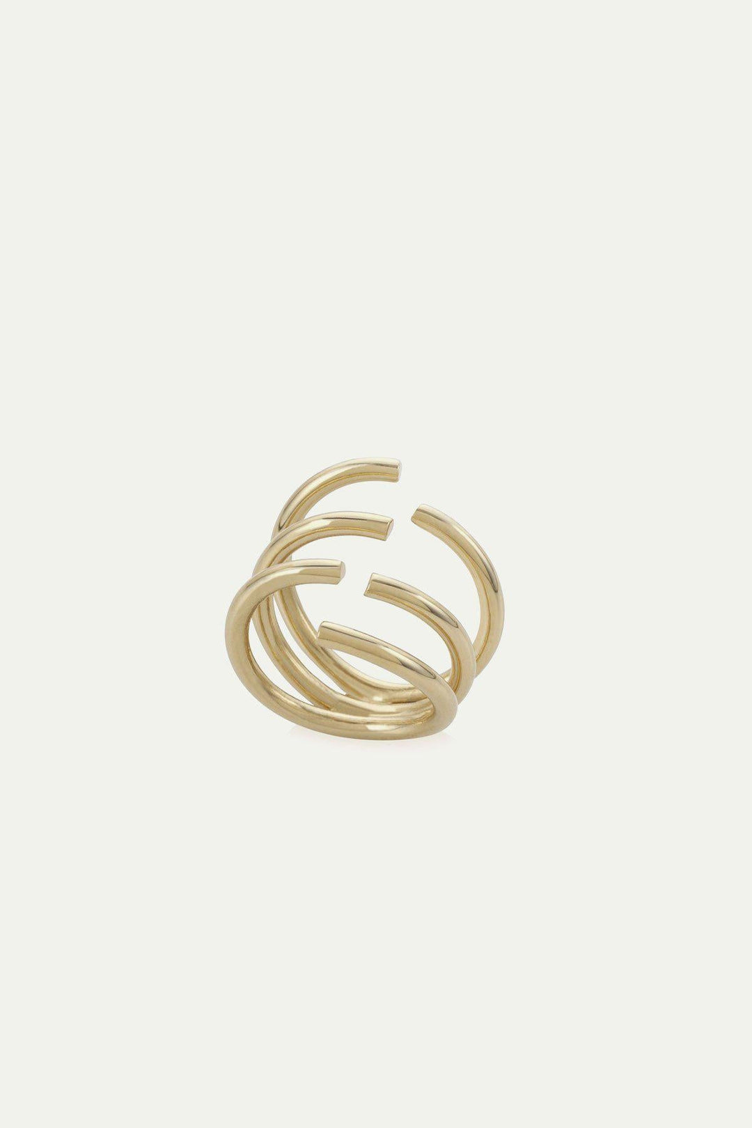 טבעת סירקל בצבע זהב - Noritamy
