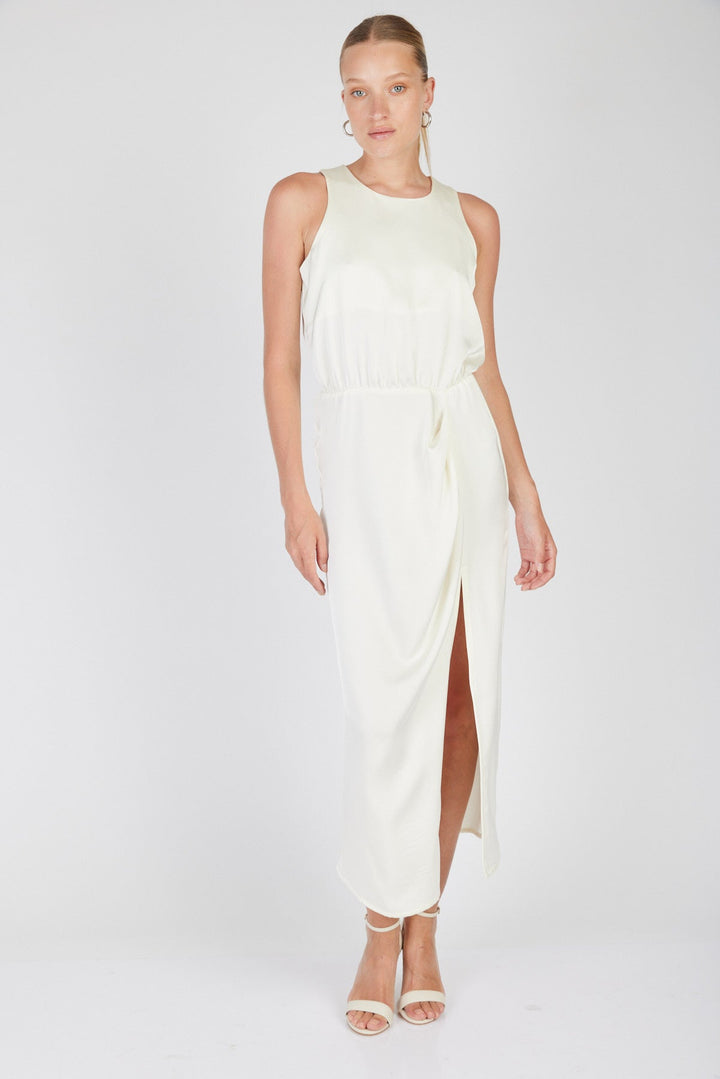 CELIA DRESS RAZILI STUDIO שמנת 009 - Razili Studio