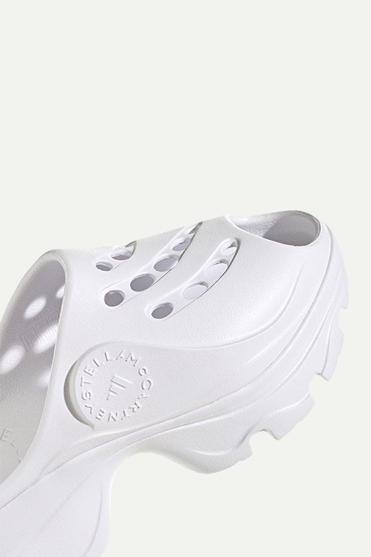 כפכפי קלוג גומי Asmc Clog בצבע לבן - Adidas Stella
