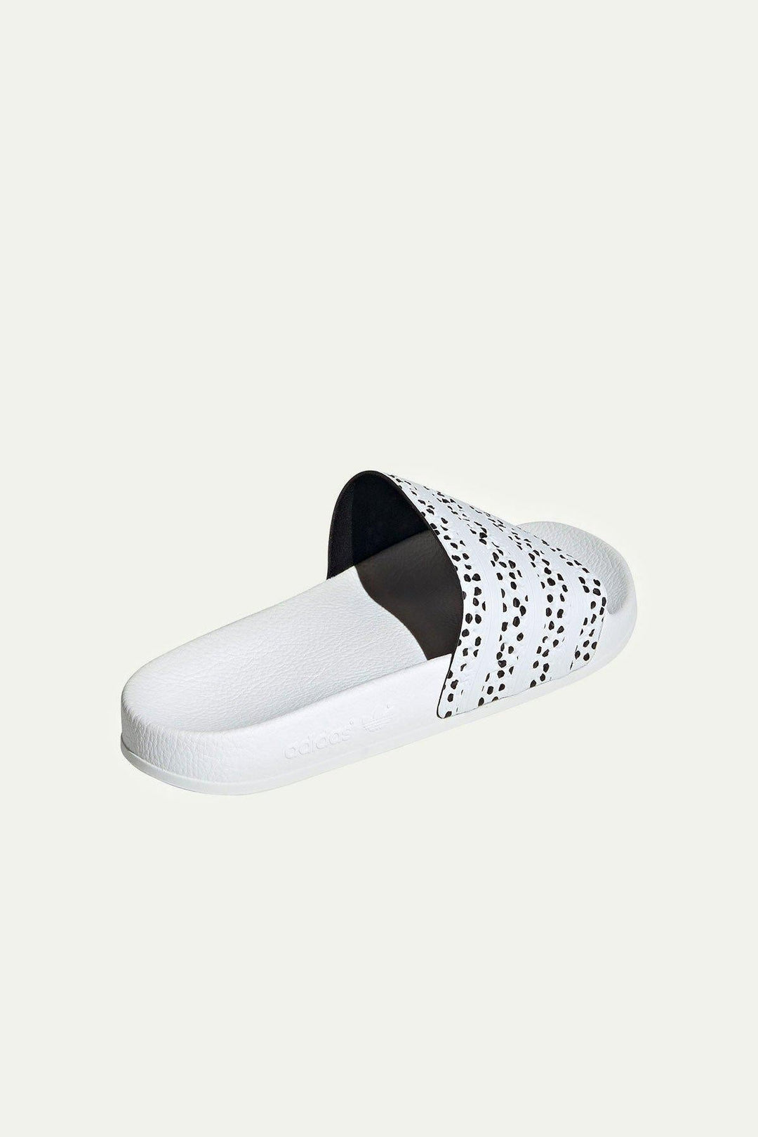 כפכפי סלייד בצבע לבן עם נקודות - Adidas