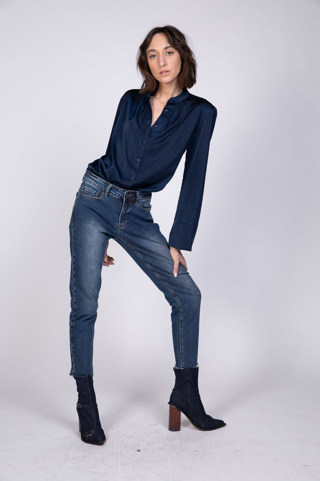 ג'ינס "איסלה" בצבע כחול - M By Maskit