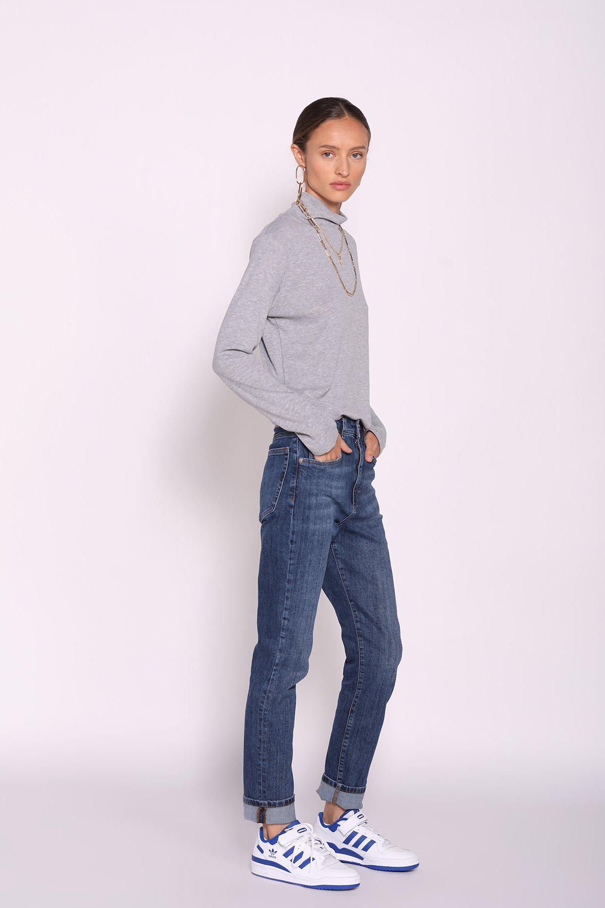 ג׳ינס ארוך רילקס פיט בצבע כחול - Razili Studio