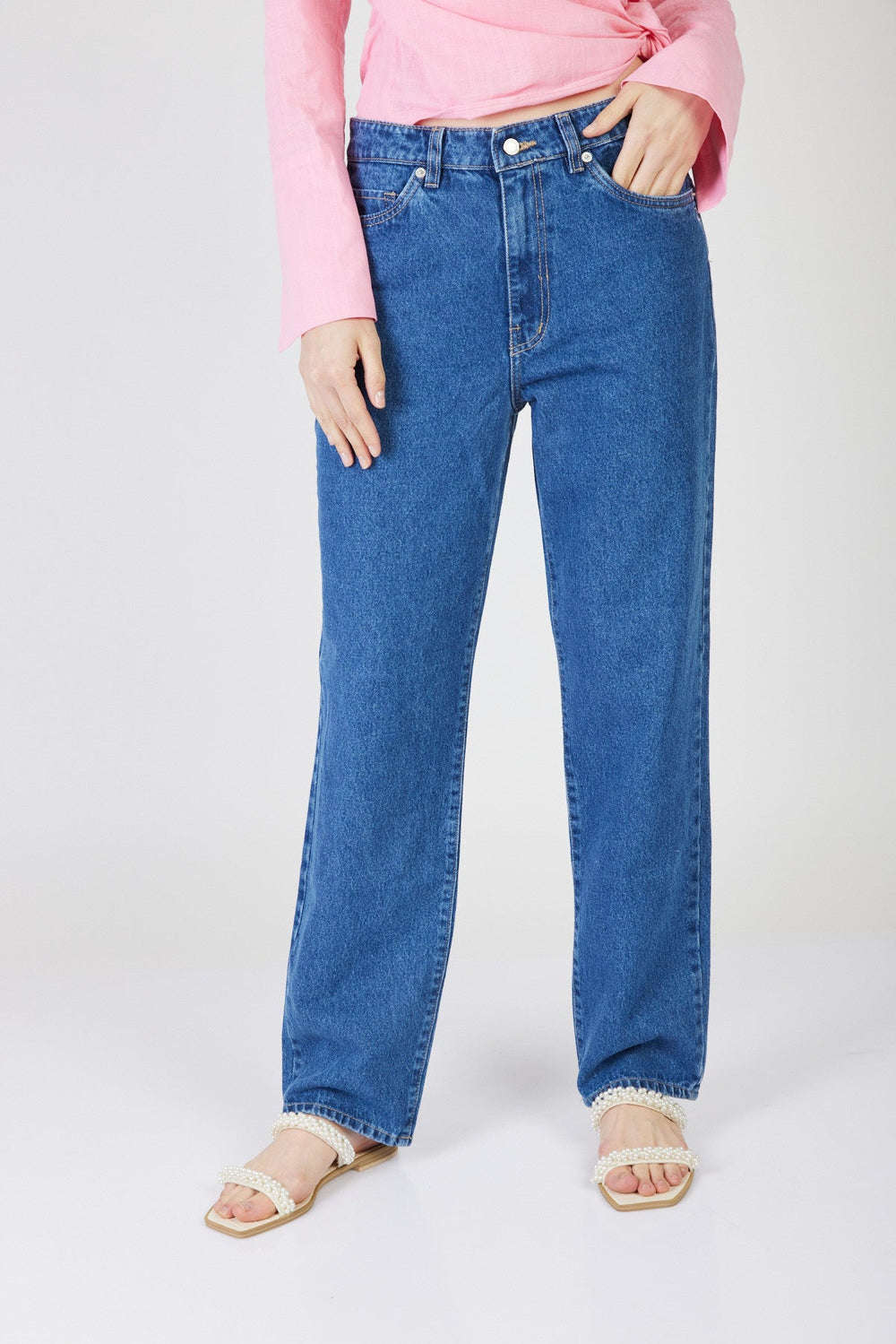ג'ינס ארוך Straight Leg בצבע כחול - Juicy Couture