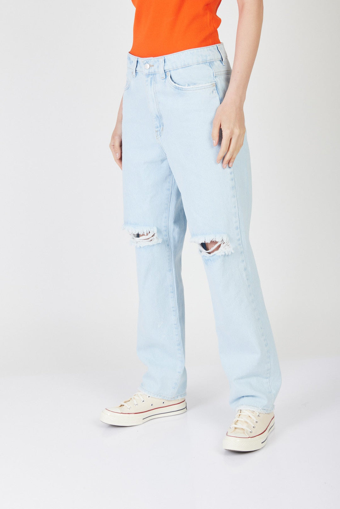 ג'ינס ארוך Straight Leg בצבע כחול בהיר - Juicy Couture