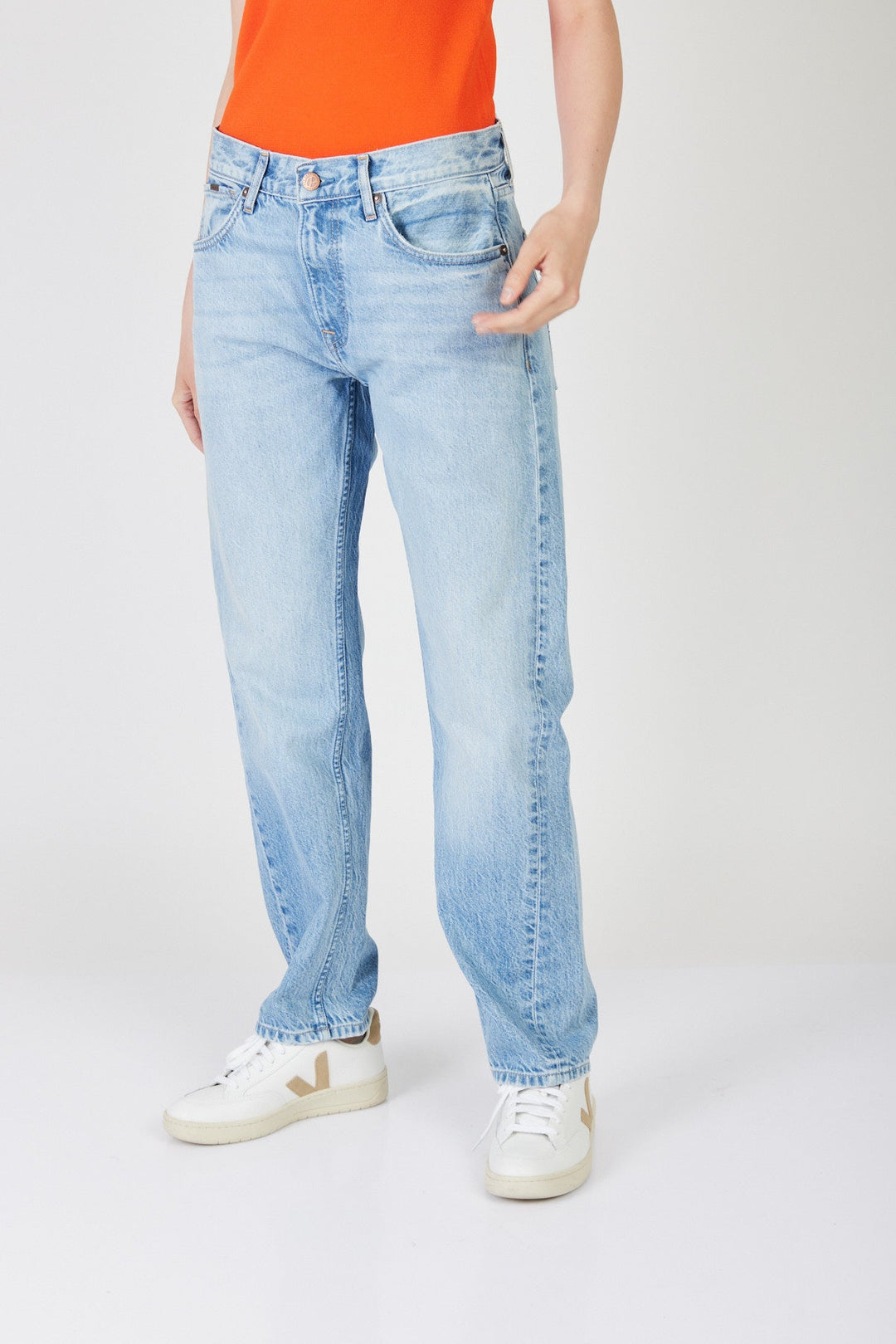 ג'ינס בויפרנד Darcy Lt בצבע כחול - Pepe Jeans