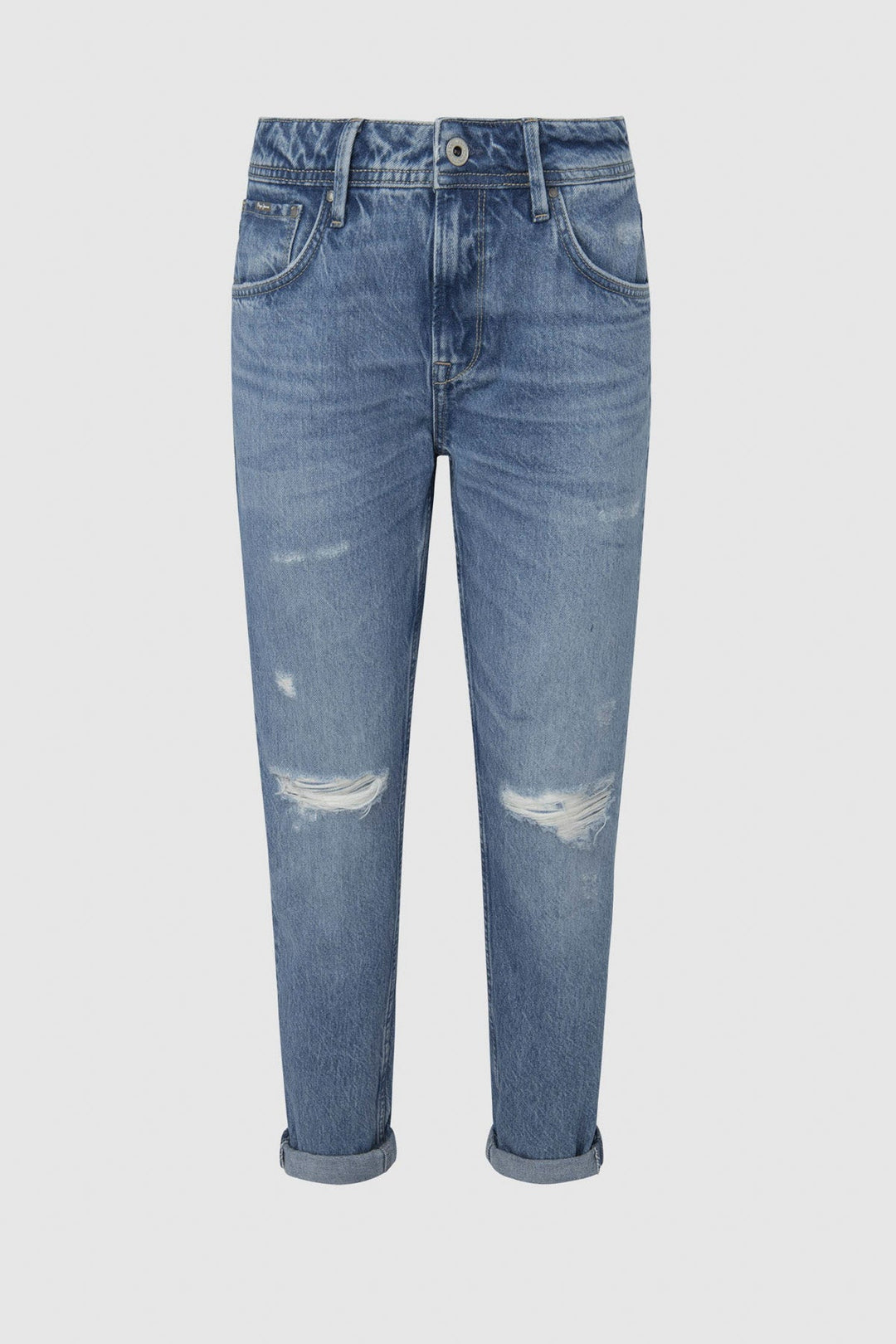 ג'ינס לוס עם קרעים Violet Denim בצבע כחול - Pepe Jeans