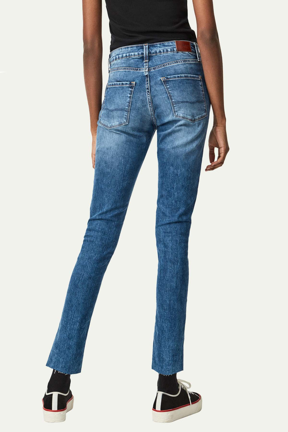 ג׳ינס סקיני ריג׳נט בצבע כחול משופשף - Pepe Jeans