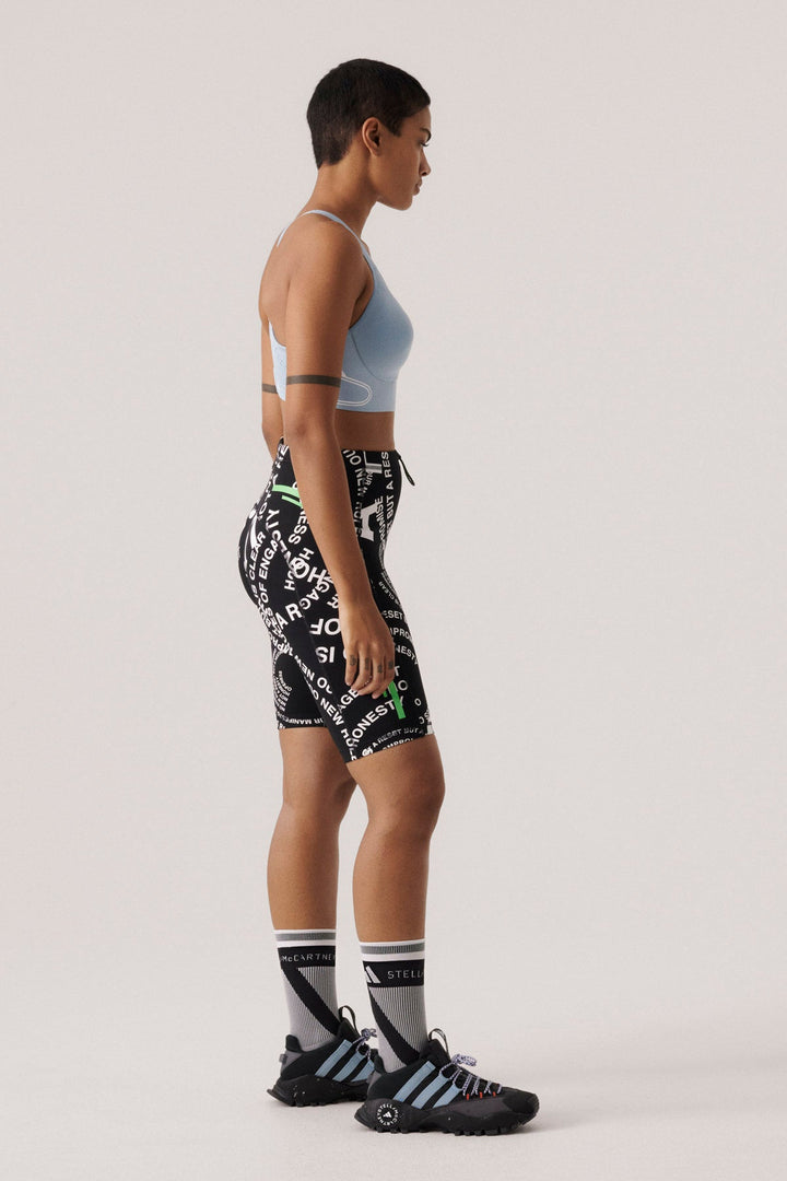 טייץ בייקר עם הדפס Asmc Scuba Sho בצבע שחור - Adidas Stella
