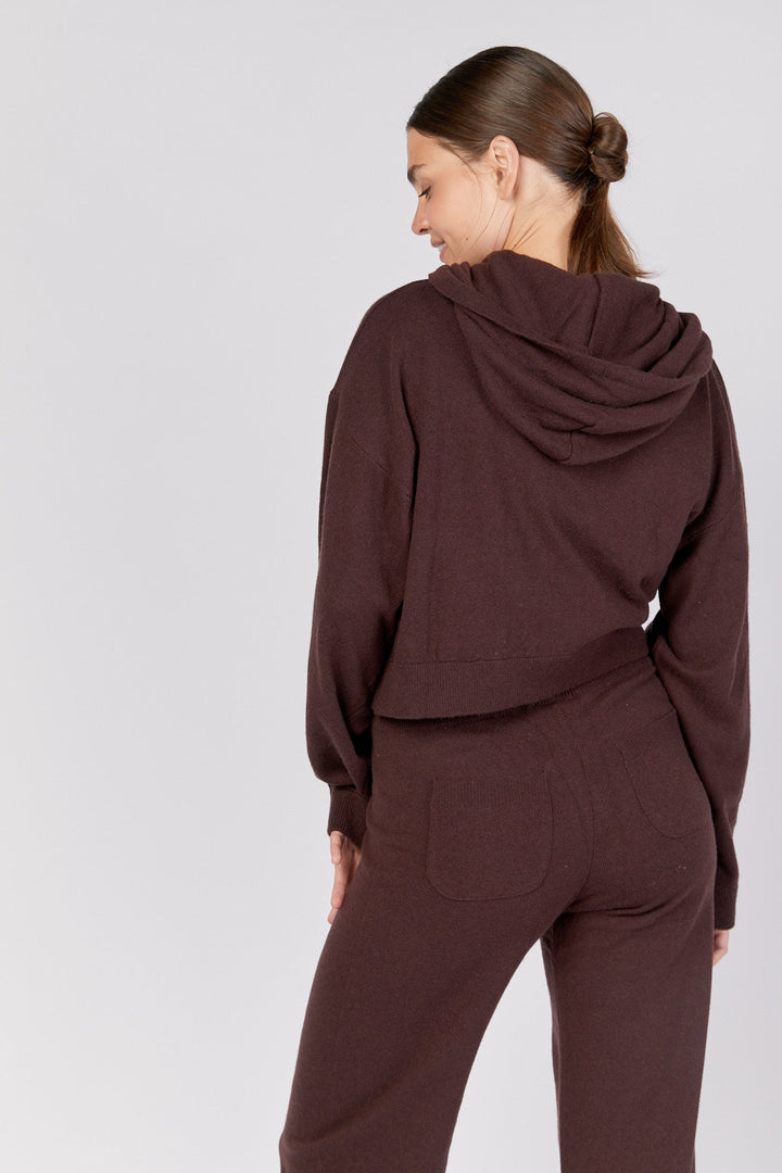 קפוצ'ון Boxy בצבע חום - Juicy Couture