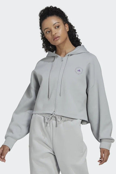 קפוצ׳ון קרופ Super-Soft בצבע אפור - Adidas Stella