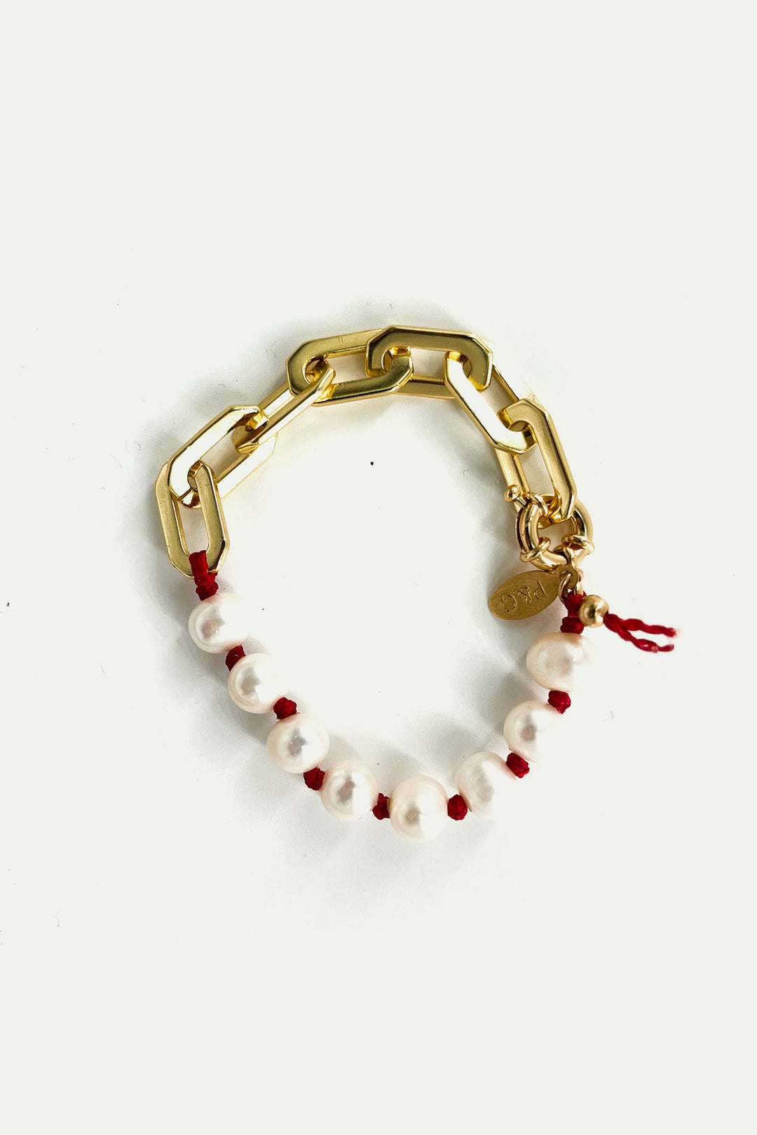 צמיד SUMMER CRUSH בצבע זהב בשילוב פנינים - Pearl&Gem