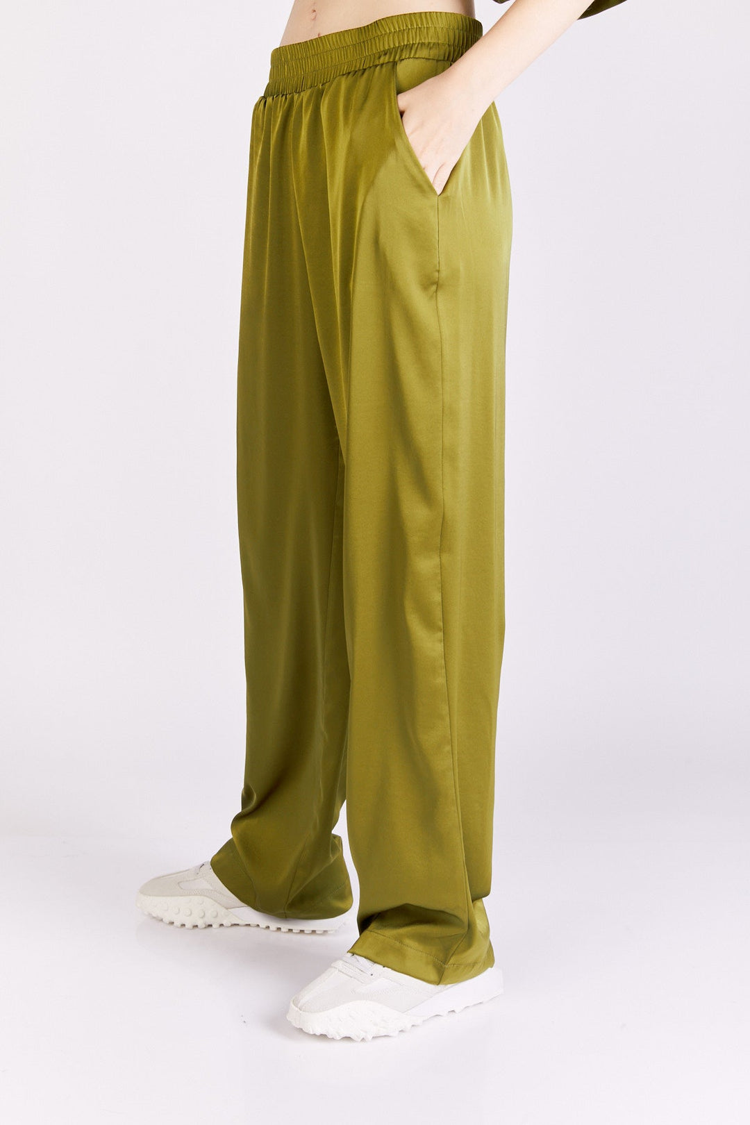 מכנסי אנה בצבע ירוק - Neta Efrati