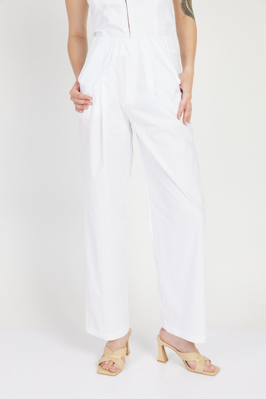 מכנסי אניס בצבע לבן - Julliett