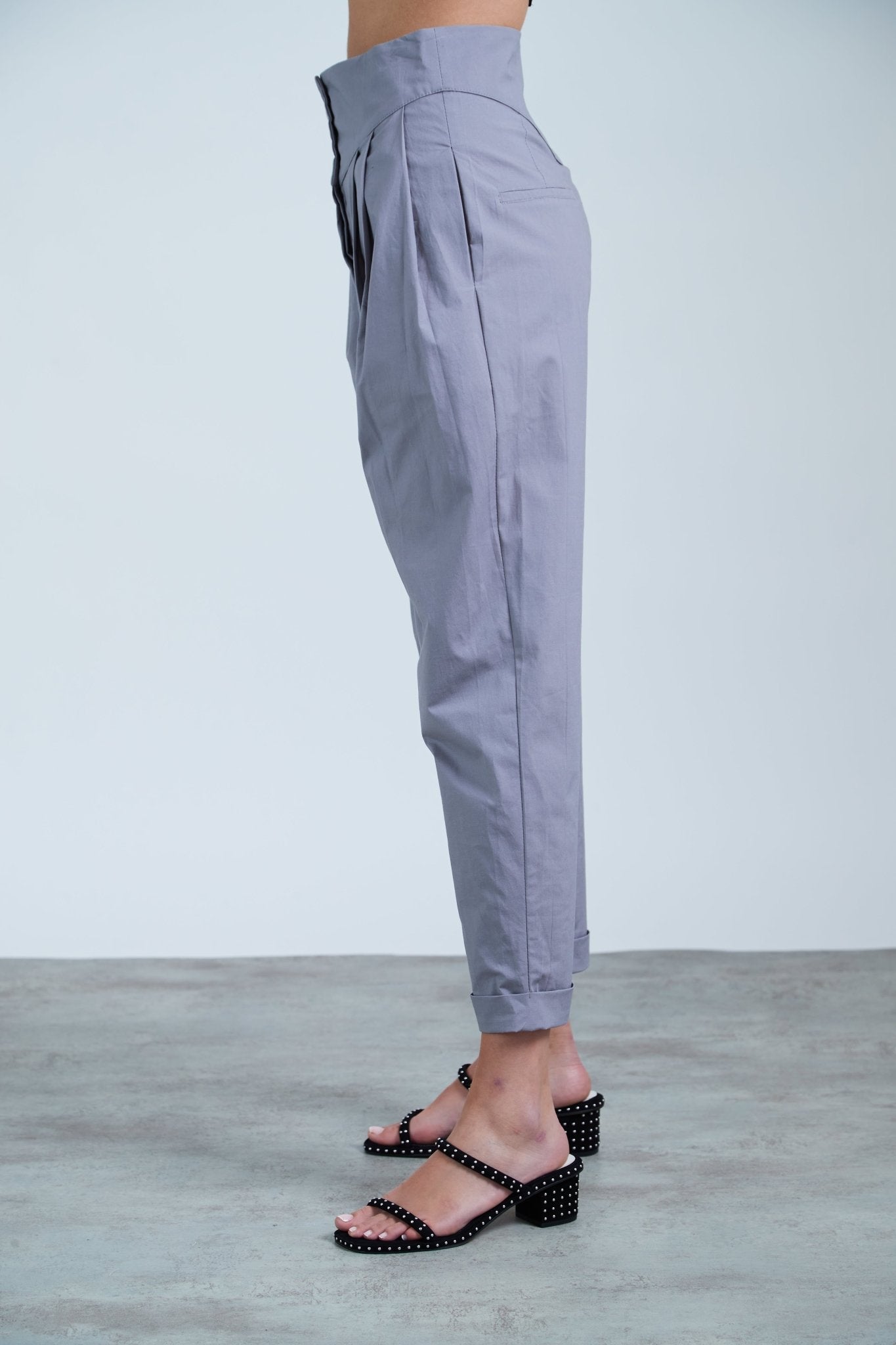 מכנסי אריטה בצבע אפור - Julliett