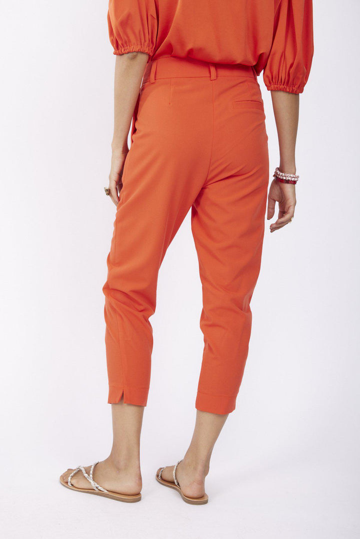 מכנסי בלוז מחוייטים בצבע כתום - Razili Studio