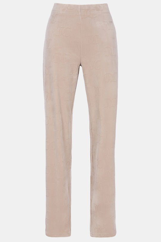 מכנסי Double Faced Velour בצבע חום - Juicy Couture