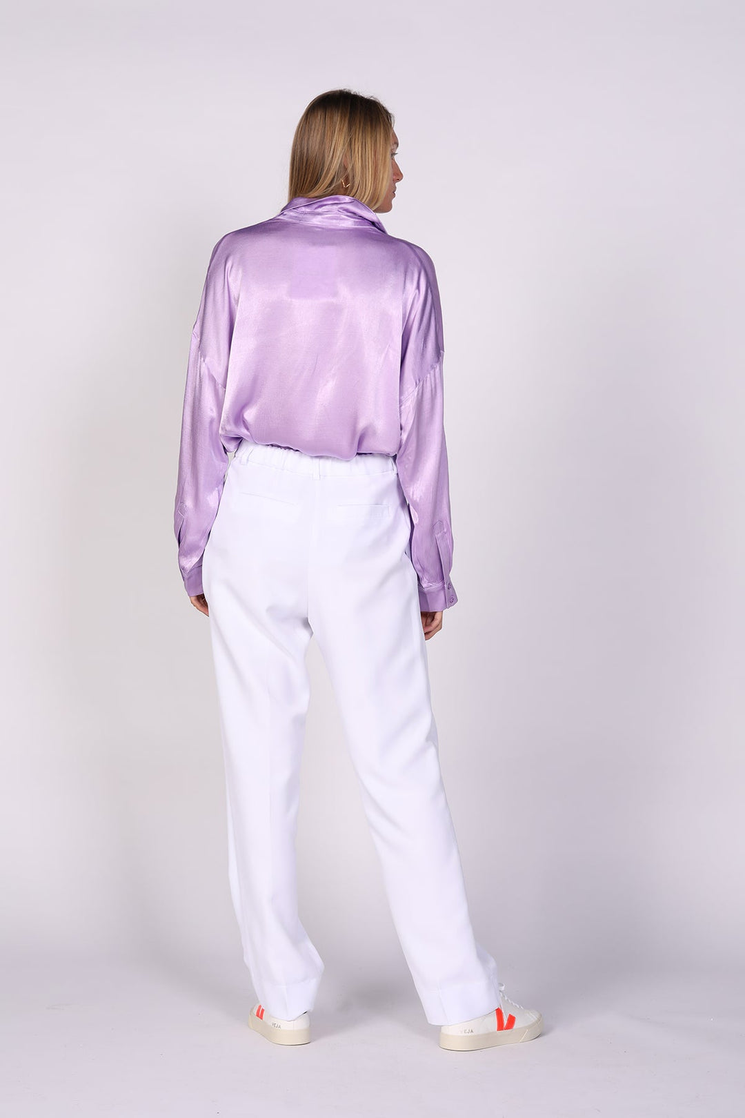מכנסי דורוטי בצבע לבן - Moi Collection