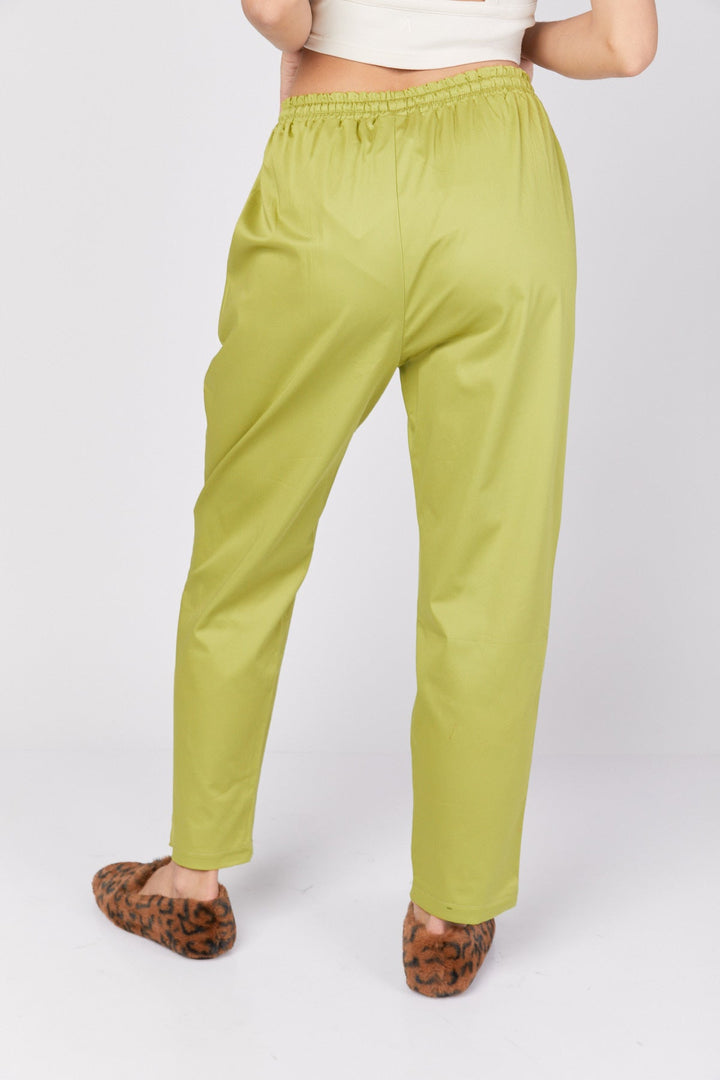 מכנסי פינטו בצבע ירוק - Two/Tone