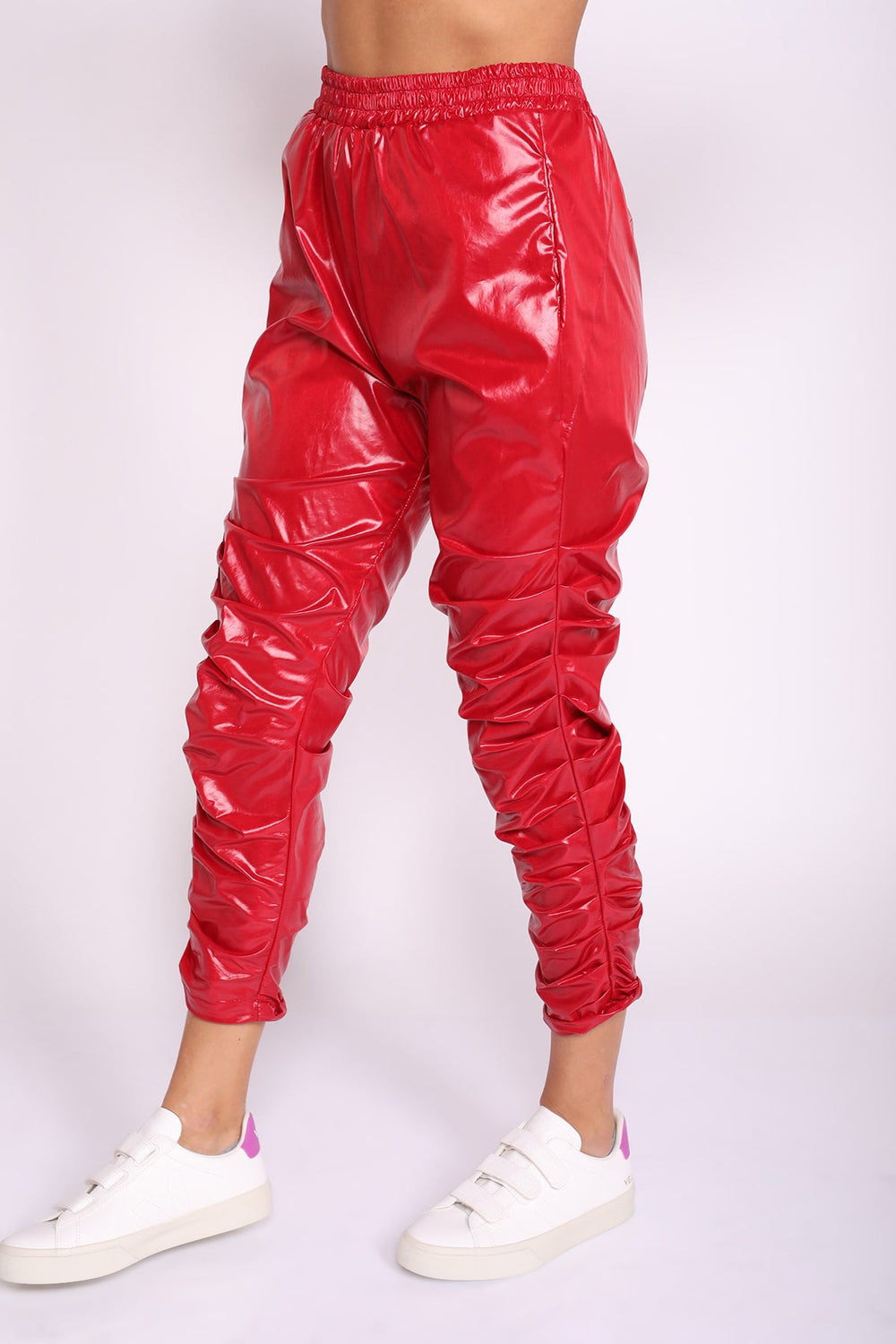 מכנסי פולי בצבע אדום - Julliett