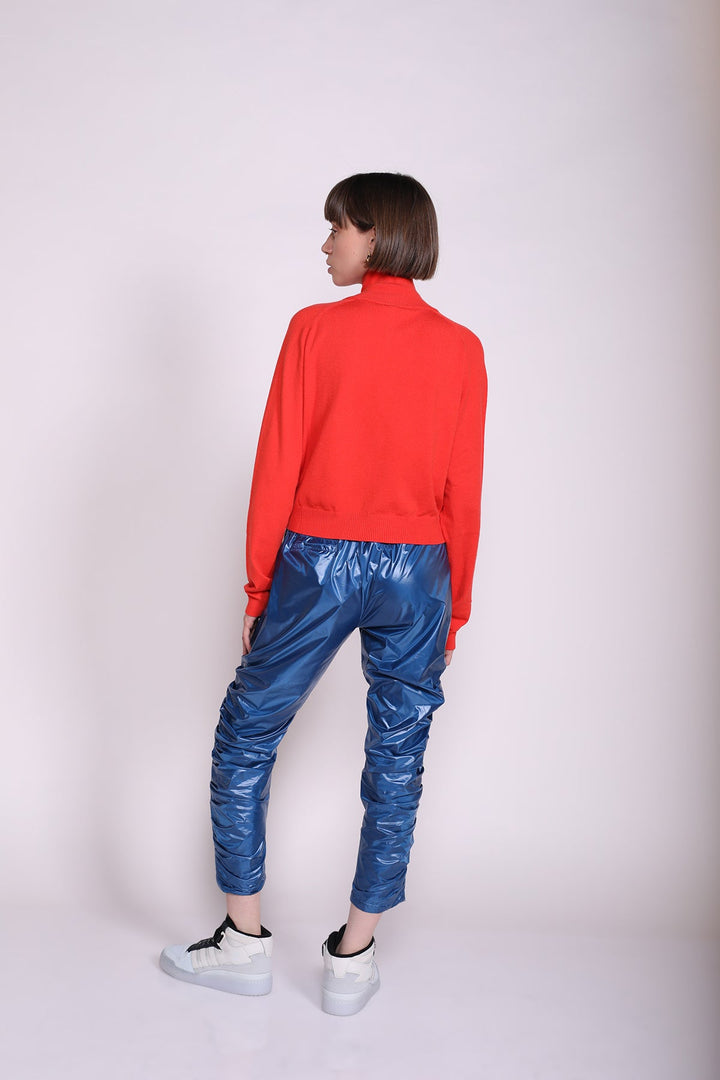 מכנסי פולי בצבע כחול - Julliett