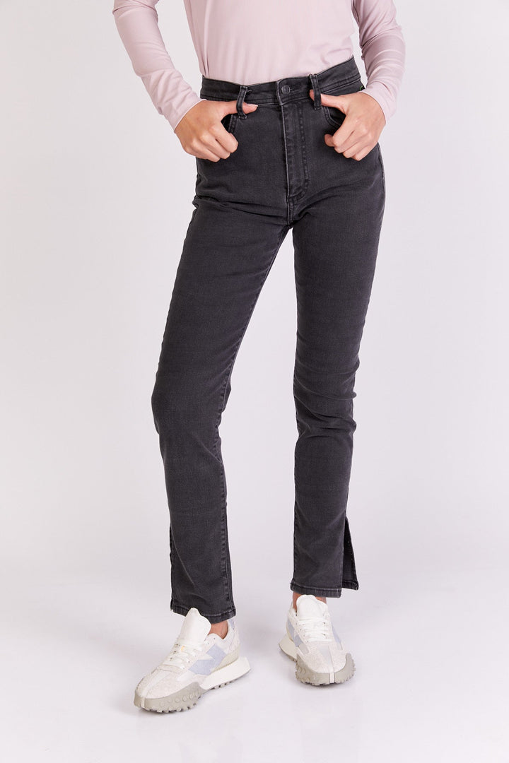 מכנסי ג'ינס גלדלויה בצבע שחור - Razili Studio