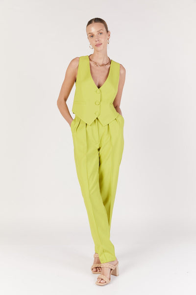 מכנסי גרקון בצבע ירוק - Dana Sidi
