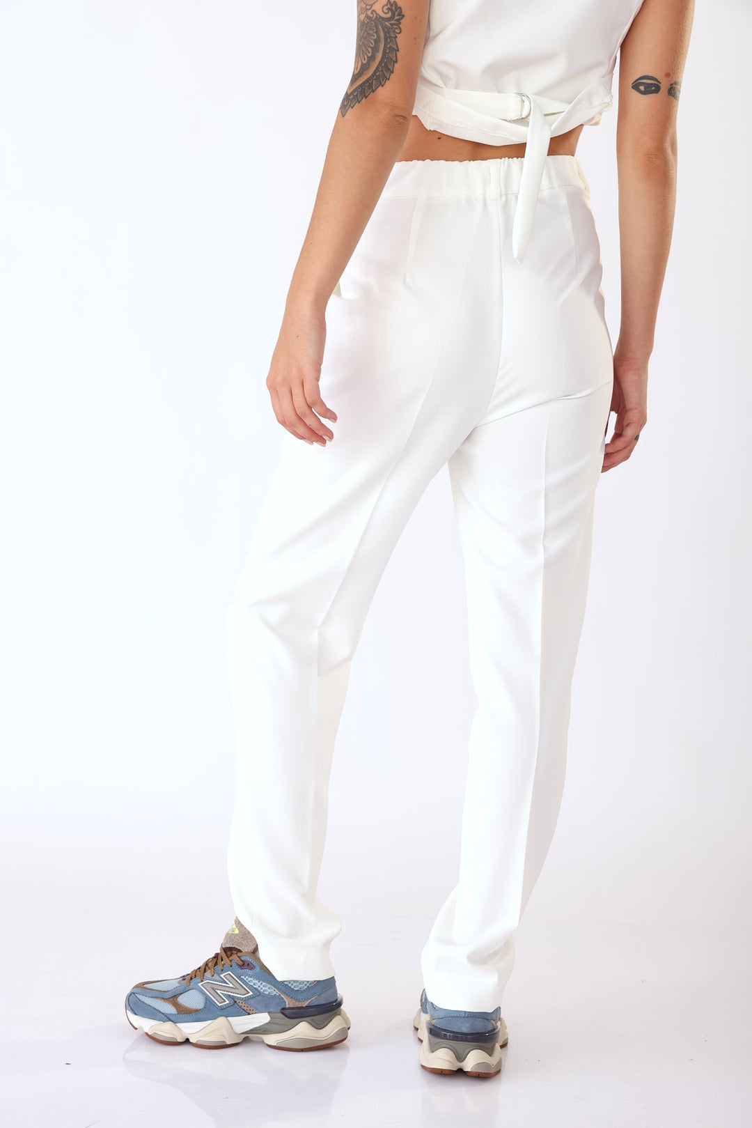 מכנסי גרסון בצבע לבן - Dana Sidi