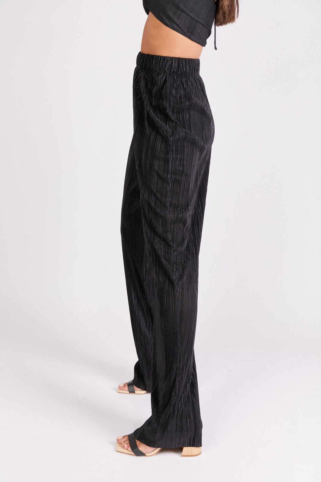 מכנסי קואצ'לה בצבע שחור לורקס - Neta Efrati