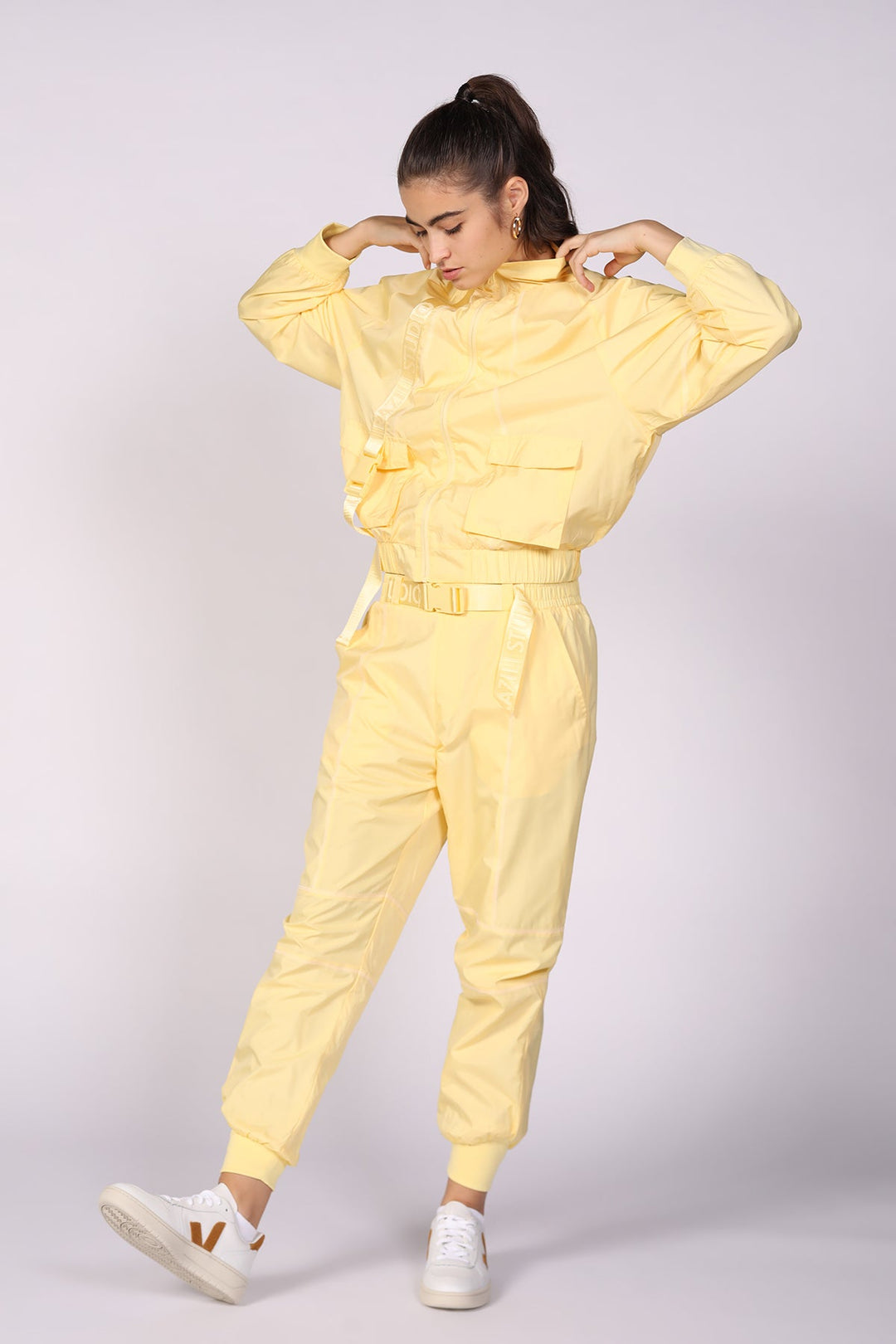 מכנסי לויד בצבע צהוב - Razili Studio