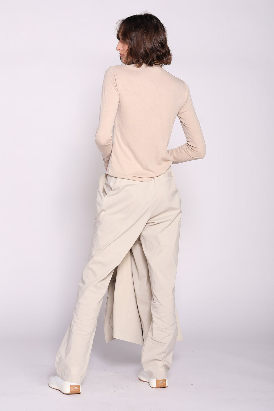 מכנסי מארי ארוכים בצבע אבן - Moi Collection