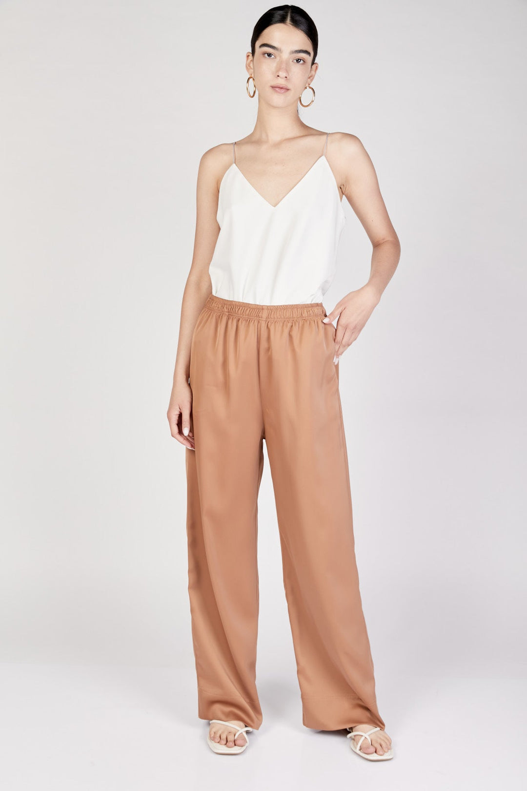 מכנסי מוסקט בצבע קאמל - Razili Studio