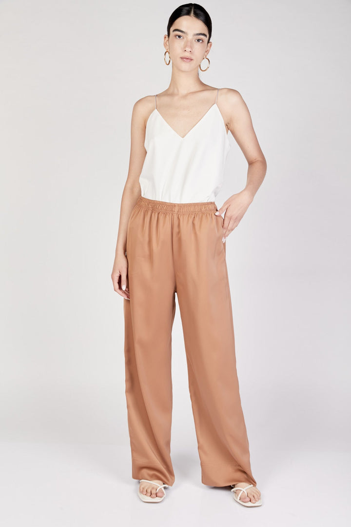 מכנסי מוסקט בצבע קאמל - Razili Studio