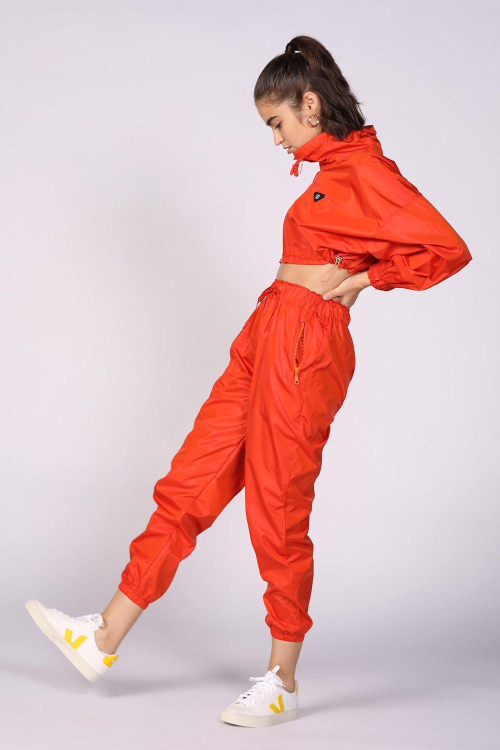 מכנסי רירי בצבע כתום - Dana Sidi