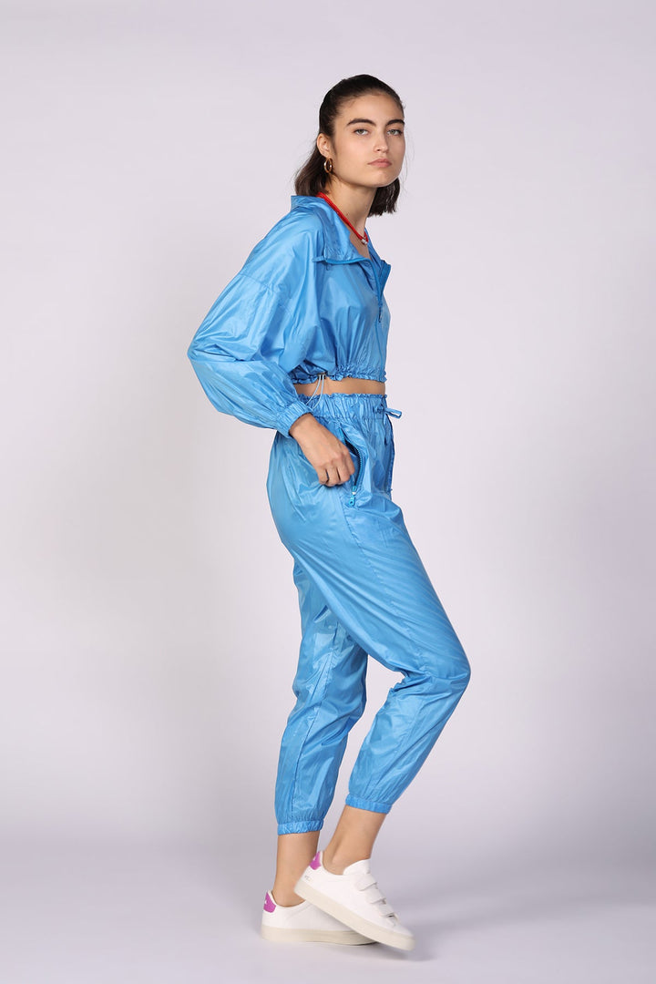 מכנסי רירי בצבע כחול - Dana Sidi