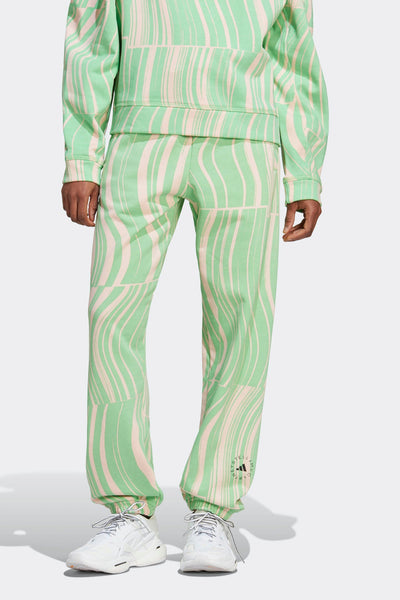 מכנסי טרנינג Asmc Gr Sw Pnt בהדפס בצבע ירוק - Adidas Stella
