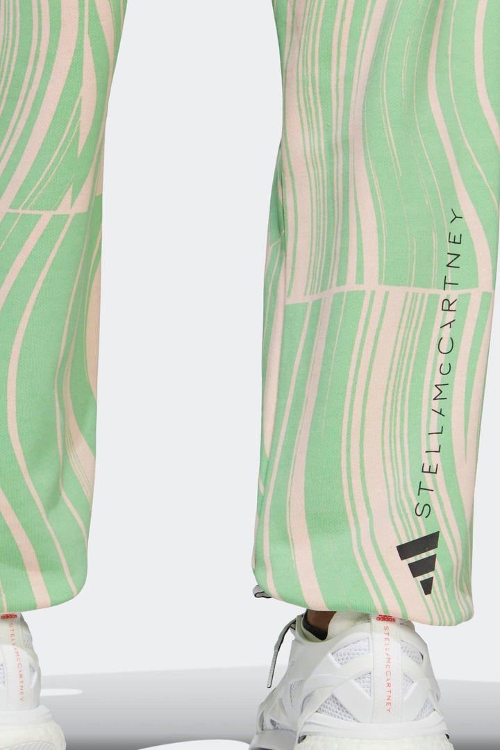 מכנסי טרנינג Asmc Gr Sw Pnt בהדפס בצבע ירוק - Adidas Stella