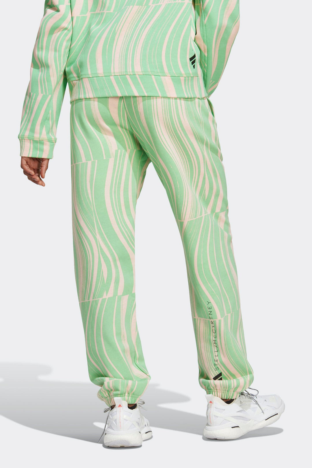 מכנסי טרנינג Asmc Gr Sw Pnt בהדפס בצבע ירוק - Adidas Stella