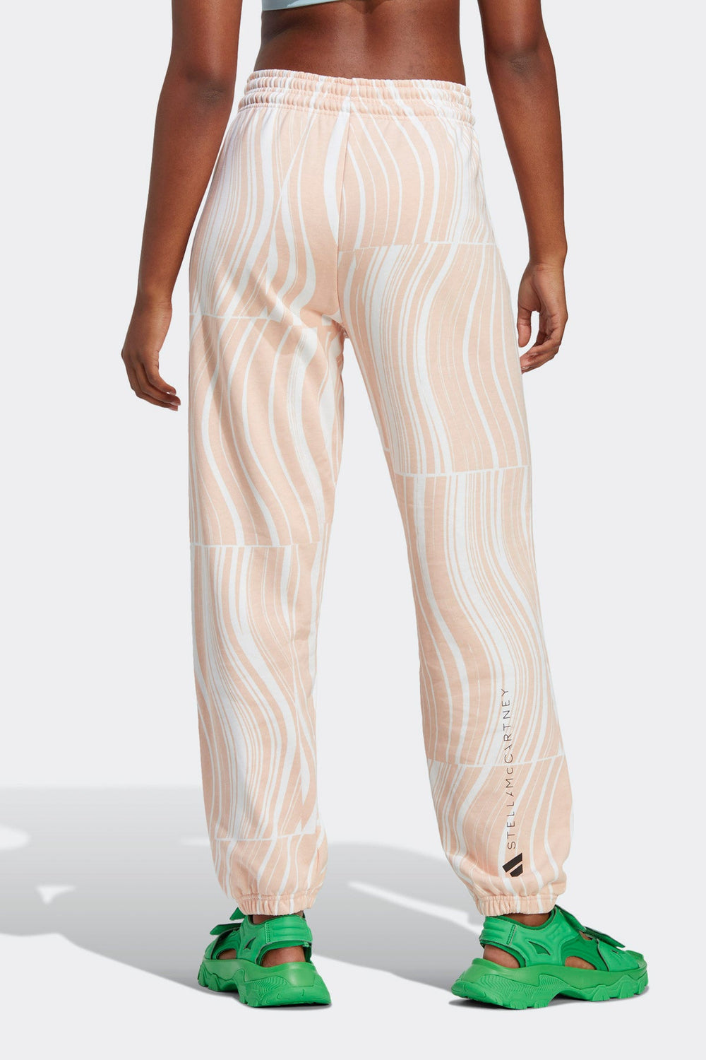 מכנסי טרנינג Asmc Gr Sw Pnt בהדפס בצבע ורוד - Adidas Stella