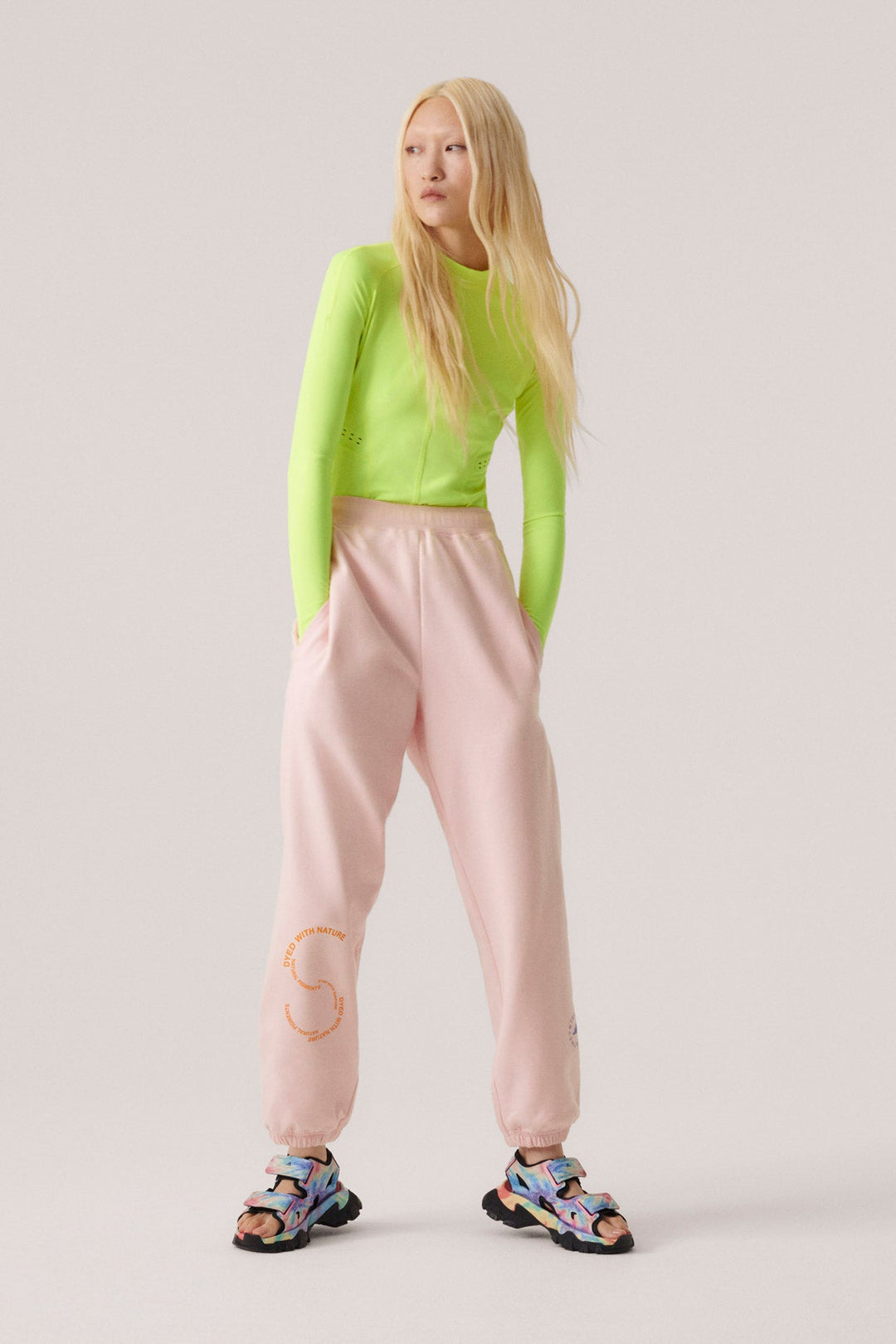מכנסי טרנינג Asmc Sweatpa בצבע ורוד - Adidas Stella